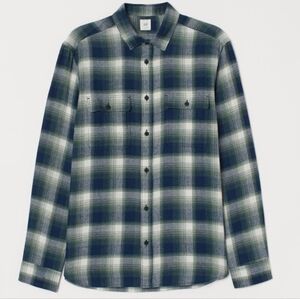 H&M Men's Cotton Button-Up Shirt